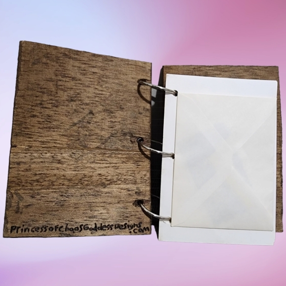 Persephone Greek Goddess Wooden Journal - Picture 2 of 4